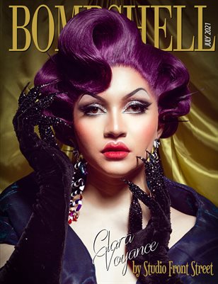 BOMBSHELL Magazine July 2021 - Miss Clara Voyance Cover