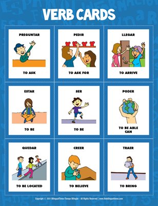 Flash Cards - Spanish verbs  (#1.1)