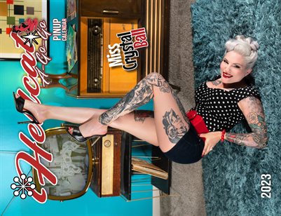 2023 Pinup Calendar Miss Crystal Ball Cover