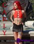 Carly x- Sexy Red Head Florida Babe with Tattoos Poses in a Park Waiting on You