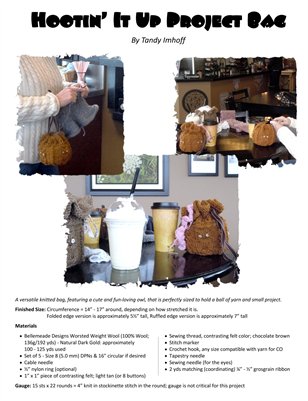 Hootin' It Up Project Bag