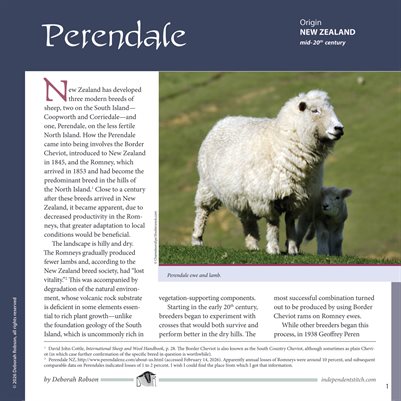 Guide to Fiber Intensive: Perendale