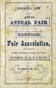 1877 Premium List of the First Annual Fair of the Paducah Fair Association
