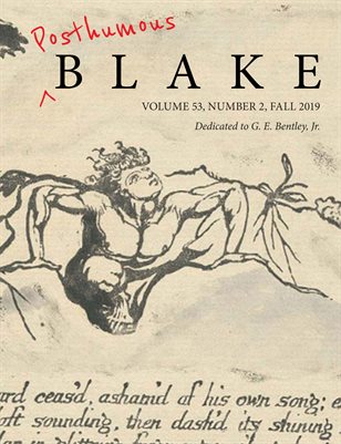 Blake/An Illustrated Quarterly vol. 53, no. 2 (fall 2019)