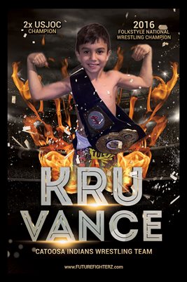 Kru Vance Fire Poster