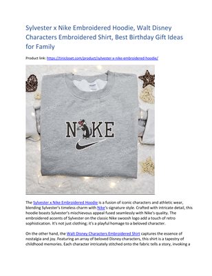 Sylvester x Nike Embroidered Hoodie