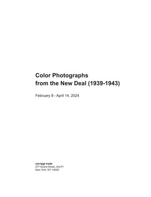 Color Photographs from the New Deal (1939-1943)