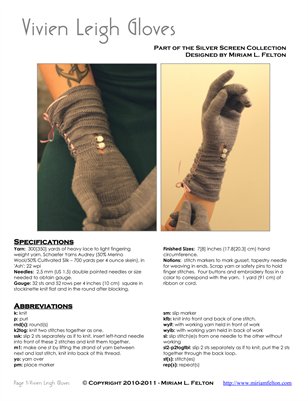 Vivien Leigh Gloves