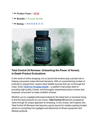 Total Control 24 Reviews