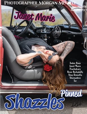 Shazzles Pinned Issue #100 VOL 4 Cover Model Janet Marie. 