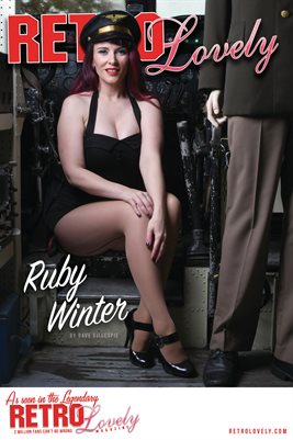 Retro Lovely No.167 – Ruby Winter Cover Poster