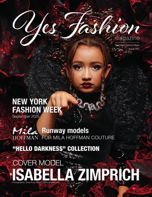 Yes Fashion Magazine, Issue #67, New York Fashion Week, September 2025, Mila Hoffman Couture