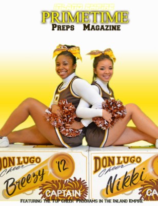 Inland Empire Prime Time Preps Magazine Don Lugo Cheer Edition April 2012