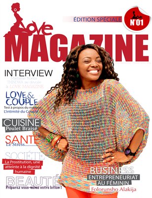 LOVE MAGAZINE OPUS 01 (Mars-Avril 2014) - KINSHASA/RDCONGO