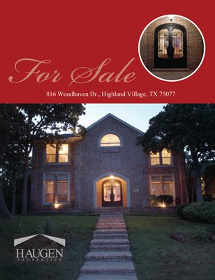 Haugen Properties -  816 Woodhaven Dr., Highland Village, TX 75077 