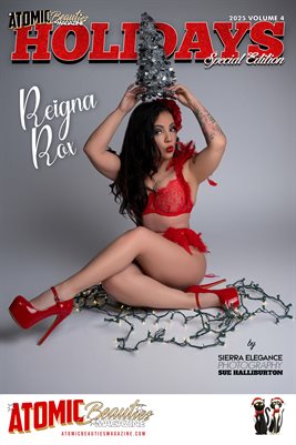 Atomic Beauties Magazine: Holidays Special Edition 2025 Vol 4 - Reigna Rox Cover Poster