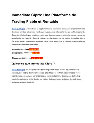 Trade 360 Cipro Shark Tank-{Offre spéciale pour 2024}-Trade Cipro 24!