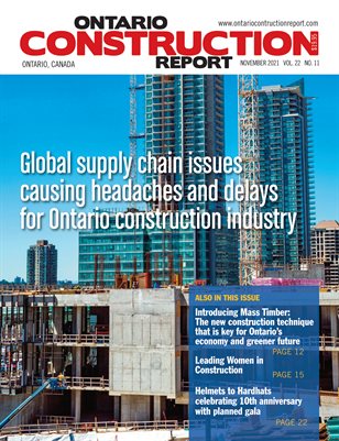 Ontario Construction Report (November 2021)