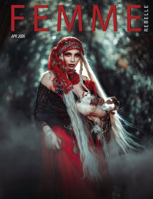 Femme Rebelle Magazine April 2026 - Temira Decay Cover