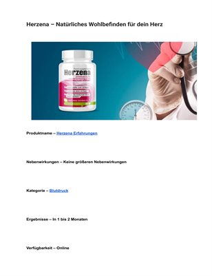 Herzena – Natürliches Wohlbefinden für dein Herz