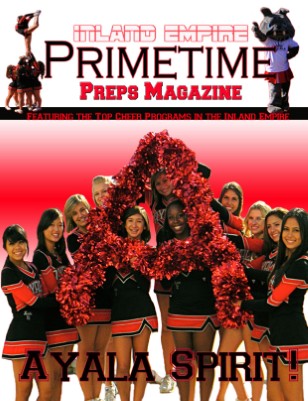 Inland Empire Prime Time Preps Magazine Ayala Cheer Edition April 2012 