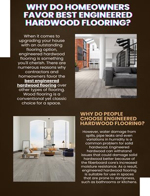 Why Do Homeowners Favor Best Engineered Hardwood Flooring?