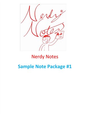 Sample Notes Package 1