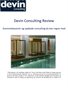 Devin Consulting Review: Svommebassiner og spabade consulting du kan regne med