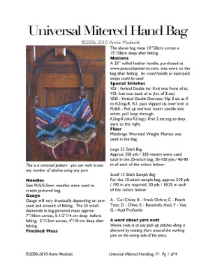 Universal Mitered Handbag