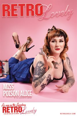 Retro Lovely No.218 – Miss Poison alice Cover Poster