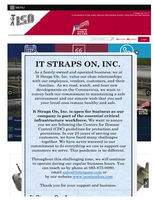 Stainless steel wing clips