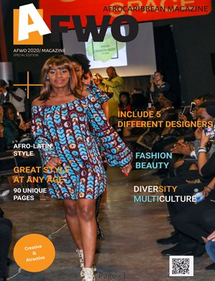 AfroCaribbean Magazine - African Fashion Week Ottawa Edition - Feb 2020