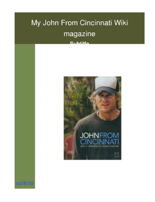 My John From Cincinnati Wiki magazine (6)