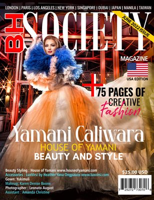 Yamani Caliwara On the Cover of Beverly Hills Society Magazine June 1-15 Issue