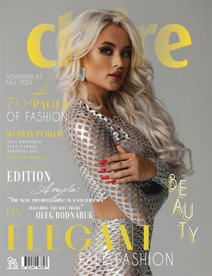 CLAIRE Magazine | The November Fashion & Beauty Edition | Vol.3 | 2024