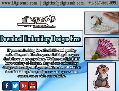 Download Embroidery Designs Free