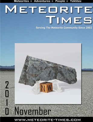 Meteorite Times Magazine - November 2010
