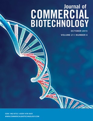 Journal of Commercial Biotechnology Volume 21, Number 4 (October 2015)