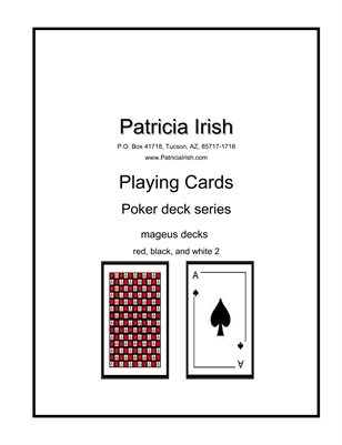 021 Patricia Irish Playing Cards mageus decks black, red, white 2
