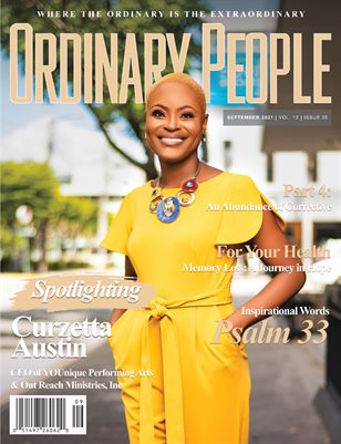 ORDINARY PEOPLE MAGAZINE Sept. 2021| Vol. 12| Issue 35