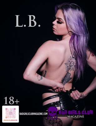 L.B. - Sexy British Blonde Babe Removes Her Pretty Pink Fur Coat and Shows Off her Latex Bondage Gear 