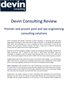 Devin Consulting Review: Premier and proven pool and spa engineering consulting solutions