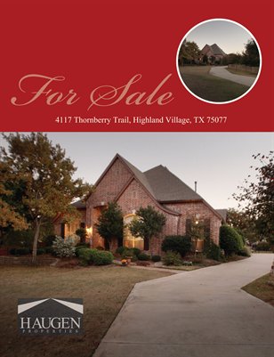 Haugen Properties -  4117 Thornberry Trail, Highland Village, TX 75077 