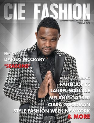CIE Fashion Magazine Feat. Darius McCrary Jan/Feb 2018