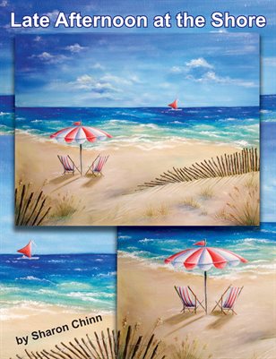 Late Afternoon at the Shore Painting Pattern by Sharon Chinn SC00293