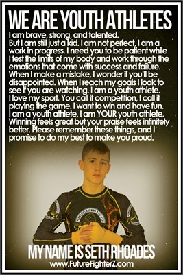 Seth Rhoades Youth Athlete - Poster
