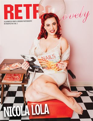 Clearwater Pinup & Boudoir Photography Retrospective Vol 2 Nicola Lola Cover