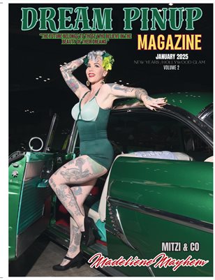 Dream Pinup Magazine 2025 New years Hollywood Glam Volume 2 Madeleine Mayhem