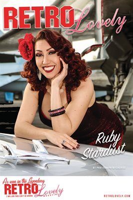 Retro Lovely No.198 – Ruby Stardust Cover Poster 