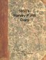 1850's Harvey P. Hill's Diary from Danby, Rutland, Vermont